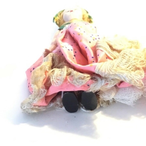 5 1/4” Celluloid Sleepy Eyed Doll in Costume, 1950s - Picture 3 of 3